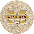 Thirstystone Natural Sandstone Set of 4 Coasters University of Michigan