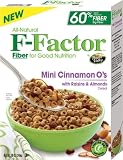 Health Valley F-Factor Mini Cinnamon O's with Raisins & Almonds Cereal, 10-Ounce (Pack of 6)