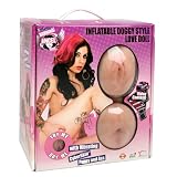 Wildfire Joanna Angel Inflatable Doggy Style Love Doll Vibrating Cyberskin, Vanilla