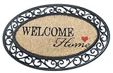 彩か【SAIKA】  オーバル型 赤いハートがかわいい Welcome Home ラバー&コイール  DGO-13
