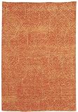 Martha Stewart Foliage Hand-knotted Oushak Harvest 8' x 10' Area Rug