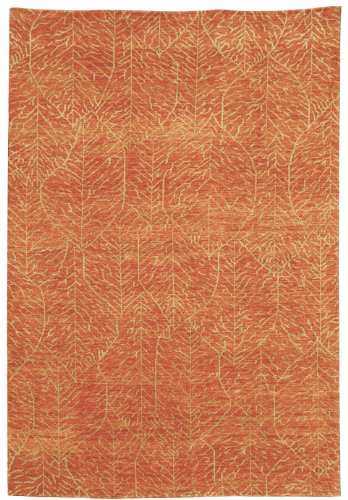 Martha Stewart Foliage Hand-knotted Oushak Harvest 8' x 10' Area Rug