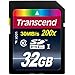 Transcend 32 GB Class 10 SDHC Flash Memory Card (TS32GSDHC10E)