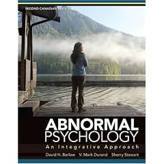 Abnormal Psychology: An Integrative Approach