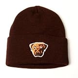 Cleveland Browns Dog Pound Cuffed Knit Hat in Brown - Officially Licensed NFL Apparel