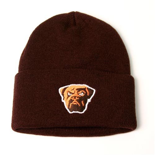 Cleveland Browns Dog Pound Cuffed Knit Hat in Brown - Officially Licensed NFL Apparel