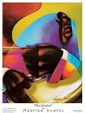 Mo Drums Art Print Poster By Maurice Evans, 18  x 24 