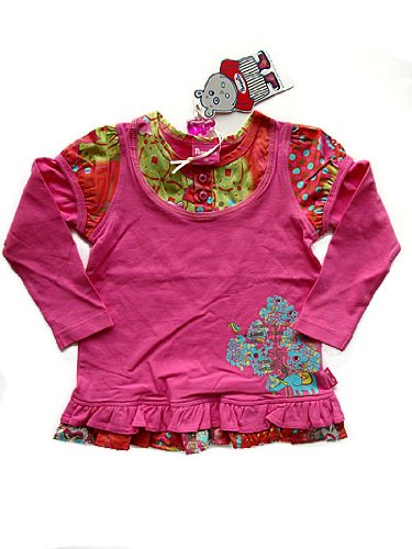 Pampolina Baby - M&auml;dchen Hemd, All over Druck S2111068, Gr. 92, Rosa (2290) Preisvergleich