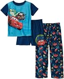 Komar Kids Boys 2-7 Cars 3 Piece Pajama