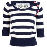 51xYU4SJMdL. SL160  Soul Cal Deluxe Fluffy Crop Top   Dark blue   Womens