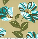 Amy Butler Nigella Twill Grandiflora Aqua