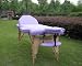 Reiki Purple 77L 4 Pad Portable Massage Table Bed Spa