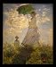 Claude Monet (Woman with a Parasol, 1875) Framed Art Poster Print - 11