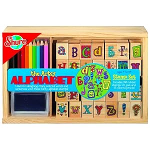 Artsy Alphabet Stamp Set