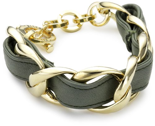 Tokyo Jane Damen-Armband Naomi Linked Leder GO1015GREE1 Preisvergleich