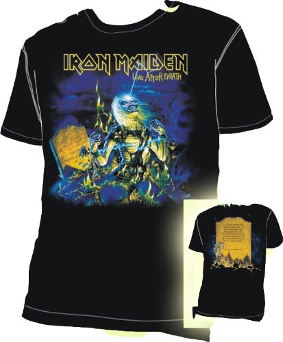 Official T Shirt IRON MAIDEN LAD 08 Live after Death S
