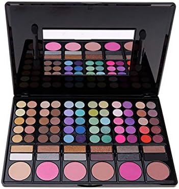 ShineMore Professional 78 Colors Eyeshadow Palette Cosmetic Makeup Kit Set with Blush, Highlighters and Liner Shades (P78#1)