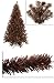5' Pre-Lit Sparkling Chocolate Brown Artificial Christmas Tree - Clear Lights