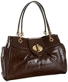 Elaine Turner Ella Embossed Snake Satchel