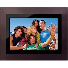 Memorex MDF0840 Glossy 8.4 inch Digital Photo Frame with Wireless Remote &amp; Interchangeable Face Plate (Colors: Wood and Black)