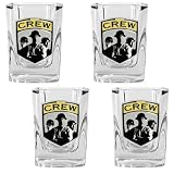 Columbus Crew MLS 4pc Square Shot Glass Set - Primary Team Logo