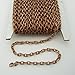 BeadsTreasure 15ft Spool-Antiqued Copper Round Cable Unfinished Chain-3x2x0.6mm Jewelry Making Supply.