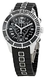 Christian Dior Unisex CD114317R001 Christal Chronograph Diamond Black Dial Watch