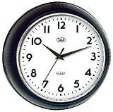Trevi 3314 Original Sixty Retro Wall Clock Black