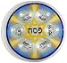 Peggy Karr Star of David 14-Inch Handmade Art Glass Seder Plate