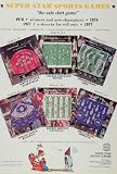 1977 Ad Super Star Sports Games Darts Tennis Football - Original Print Ad