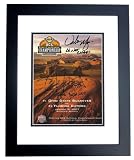 Chris Leak AND Urban Meyer Dual Autographed Florida Gators 2006 National Championship Full Program with inscriptions BLACK CUSTOM FRAME