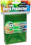 Ultra Pro Deck Protector - Standard Spectrum - Green - Gaming Sleeve - Includes 50 Pack of Standard Size Deck Protector Sleeves