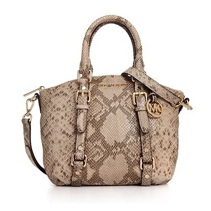 Michael Michael Kors Handbag, Bedford Python Print Small Satchel