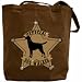 Canvas Tote Bag Brown  Official Labrador Retriever Walker  Dog