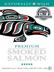 Alaska Smokehouse Smoked Salmon in a Gift Box, 4 oz