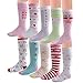 Deer Mum Girl's Princess Style Knee High Cotton Socks 3Y-7Y