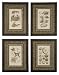 Set of 4 Ocean Dwellers Wall Decor