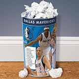 NBA Dallas Mavericks 2011 NBA Champions Player Wastebasket ()