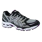 ASICS Women’s GEL-Nimbus 12 Running Shoe,Lightning/Black/Plum,7.5 M US