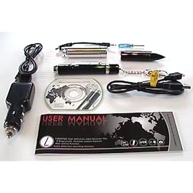 New Generation II, Slim Pen Camcorder, Widescreen Digital Video 1280x960p, High-Resolution Photos 1600x1200p, Sound Activation Mode, Web Cam, Time & Date (On or Off) 8GB Memory Built-in, All accessories included