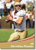 2011 Leaf Limited Football Card # 5 Christian Ponder RC - Minnesota Vikings (RC - Rookie Card) NFL Rookie Trading Card in a Screwdown Case