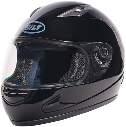 BILT 4 KIDS Strike Full-Face Motorcycle Helmet - SM, Black