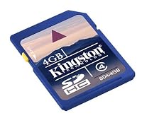 Kingston 4 GB SDHC Class 4 Flash Memory Card SD4/4GB Kingston 4 GB SDHC Class 4 Flash Memory Card SD4/4GB