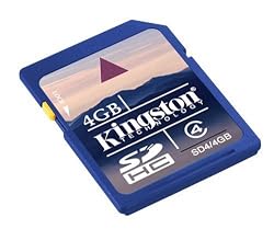Kingston 4 GB Class 4 SDHC Flash Memory Card SD4/4GB