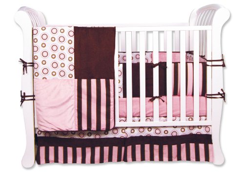 Trend Lab 4 Piece Crib Bedding Set - Bubblegum product image