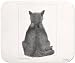 Far Too Busy Cat Mouse Pad