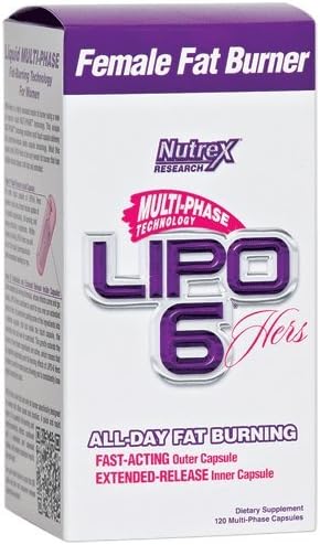 Nutrex Lipo-6 Hers Multi-Phase 120 Capsules