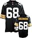 L.C. Greenwood Black Reebok NFL Premier 1978 Throwback Pittsburgh Steelers Jersey - Medium