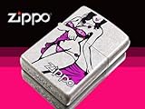 zippoライター*ジッポー(レギュラー) バラの下着姿♪セクシージッポ シルバーバレル仕上げ