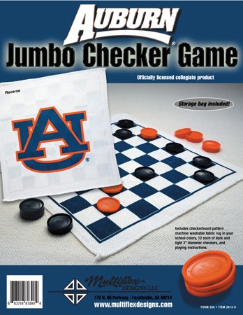 51xZKFiW4sL Jumbo Checker Rug Game   Auburn Tigers